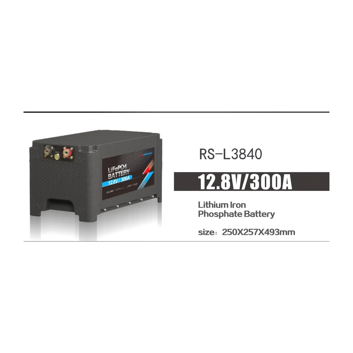 RS-L3840 RS-L3840 LiFePO4 Starter Battery