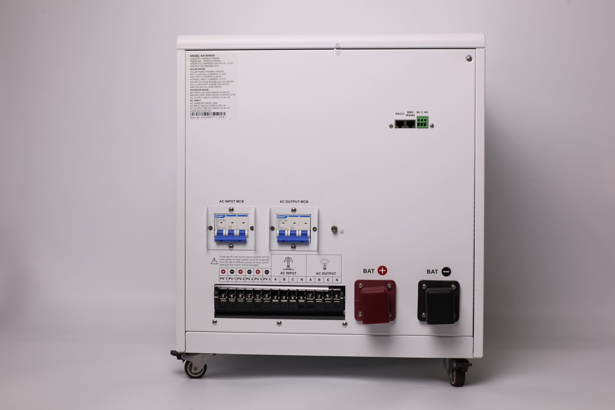 Wheeled Energy Storage Cabinet